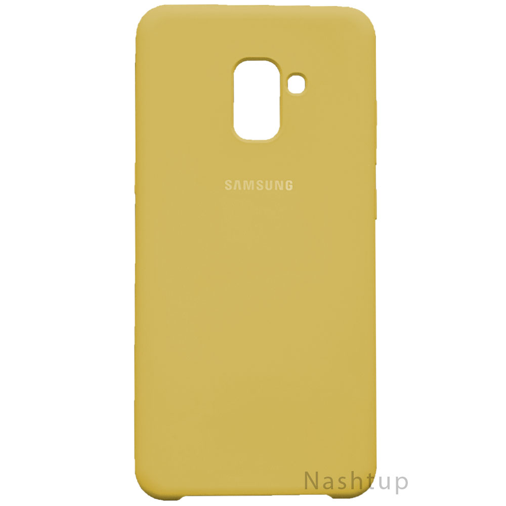 قاب سيليكونى اصلى رنگ زرد گوشى Samsung Galaxy A6 2018